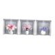 thumbnail image 4 of 3 piezas de pegatinas de pared para pared, mural de bricolaje, decorativas, despegar y pegar, diseño de flores, calcomanía de pared para casas de, 4 of 8