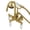 Brushed Brass, variant on AE9T7 Aqua Vintage Wall Mount Clawfoot Tub Faucet, Brushed Brass