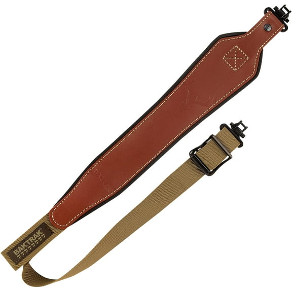 Allen Company BakTrak Leather Sling, Debossed Horns