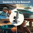 thumbnail image 4 of KNOX Raccord de Rail de Bateau pour Base d'Extension Bimini, Acier Inoxydable 316 Lourd, Raccord de Bride Supérieure, Bimini T-Top, Auvent pour Bateaux à Rames Pontons Yachts, Accessoires de Pont Base 80°, Lot de 4, 4 of 7