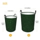 thumbnail image 3 of Fotbe Emerald Green Sparkling Cesto de Ropa con Asas, Cesto Impermeable de Gran Capacidad, Bolsa de Lavado para Dormitorio, Cesto de Ropa con Ruedas y Asas-Medium, 3 of 6