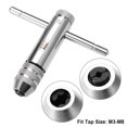 thumbnail image 3 of Unique Bargains T-Handle Tap Wrench Handle M3-M8 Adjustable Ratcheting Tap Wrench Tapping Wrench, 3 of 4