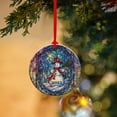 thumbnail image 4 of Jusqu'à 60 % de Réduction Cadeaux Viflosae Pendentif Acrylique de Noël Concave Texturé Rond Décoration Offres de Vacances, 4 of 4
