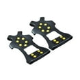 thumbnail image 2 of Ice Snow Cleats for Shoes Boots,Walk Traction Cleats Rubber Crampons Anti Slip 10-Stud Winter Ice Cleat Slip-on Stretch Footwear for Women Men Kids Size XL, 2 of 7