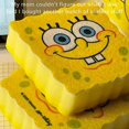 thumbnail image 4 of Cartoon Sponge Dish Washer Spongebobs Magic Wipe Sponge Block Kitchen Supplies-HAPDEN, 4 of 4