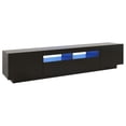 thumbnail image 3 of vidaXL TV Cabinet with LED Lights White and Sonoma Oak 78.7"x13.8"x15.7", 3 of 25