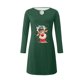 thumbnail image 3 of Vestidos de Navidad Para Mujer Imprimir Moda Erógena Casual Cuello Redondo Vestido de Manga Larga Odeerbi ODB203587, 3 of 4