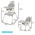 thumbnail image 3 of KIDDOS, Silla Alta Periquera Bebe Mecedora 5 En 1 Ajustable Plegable, 3 of 5