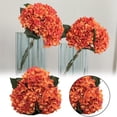 thumbnail image 3 of 1 Pcs Artificial Fake Hydrangeas, Silk Hydrangea 1 Flower Head Arrangements Wedding Bouquets Decorations Plastic Floral Table Centerpieces Home Kitchen Garden, 3 of 9