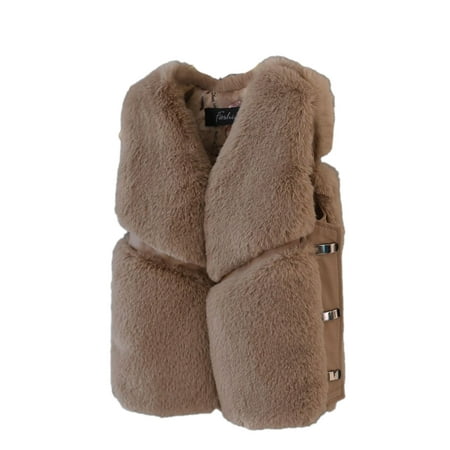 

Rovga Toddler Girls Coats Child Sleeveless Coat Winter Windproof Thicken Coat Jacket Kids Warm Vest Outerwear