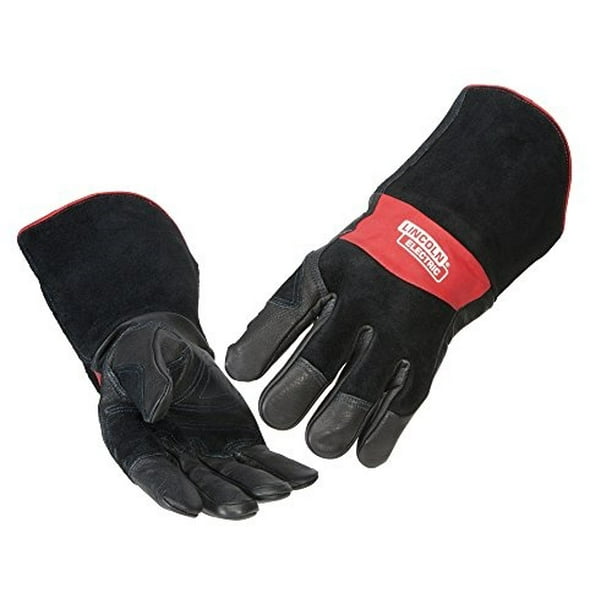 Lincoln Electric Premium Leather MIG Stick Welding Gloves Heat