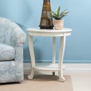 Aubert Accent Side Table, White