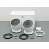Pre-Owned Google GA01894-US Nest Cam Indoor/Outdoor Security Camera 2 Pack - White FULLSET (Good)