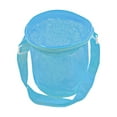 thumbnail image 6 of SDJMa Mesh Beach Bucket Bag for Kids Waterproof Sandproof Sea Shell Collecting Bag Beach Toys Storage Bag Cylindrical Bags with Adjustable Carrying Straps And Zipper for Girls Boys, 6 of 9