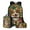 Cute Corgi Flowers Paint, variant on Cool Panda and Skull Print Kids Backpack Set for Boys Girls 17in School Backpack & Lunch Bag & Pencil Bag 3 in 1 Set for School Picnic Travel Daypack