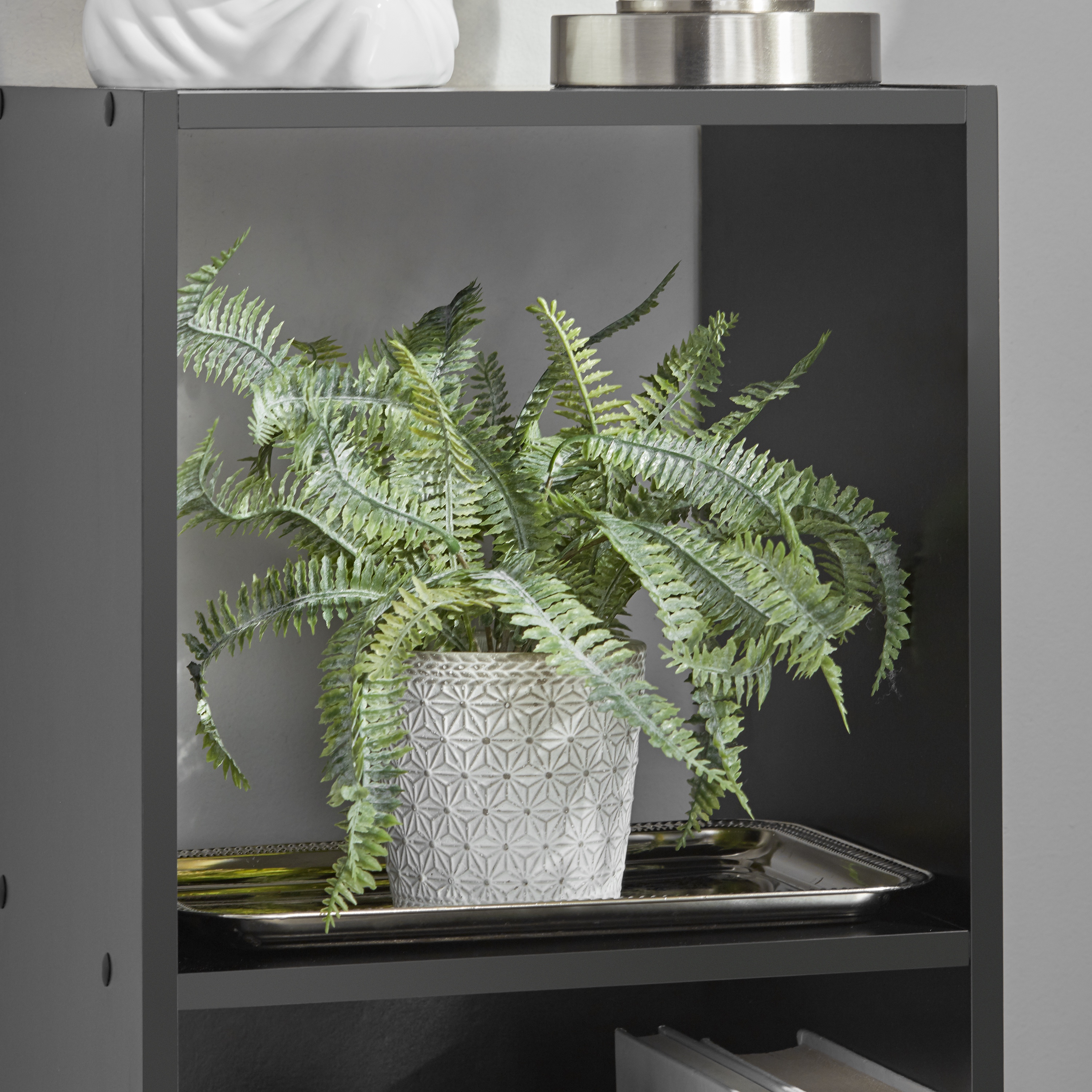 Mainstays 3-Cube Storage Organizer, Black photo 6