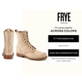 thumbnail image 2 of Botas de combate Frye Veronica para mujer, piel de toga blanca, 7,5 m, 2 of 9