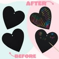 thumbnail image 6 of SYNCFUN 36 Packs Valentines Day Gifts for Kids, Classroom DIY Rainbow Scratch-Off Paper Cards for School Class Exchange Kids Valentines Crafts, 6 of 7