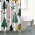 thumbnail image 4 of Winter Funny Bath Curtain,Gnomes Short Bathroom Curtain Standard Bathroom Curtains for Apartment Bathroom Decor Christmas, 4 of 5