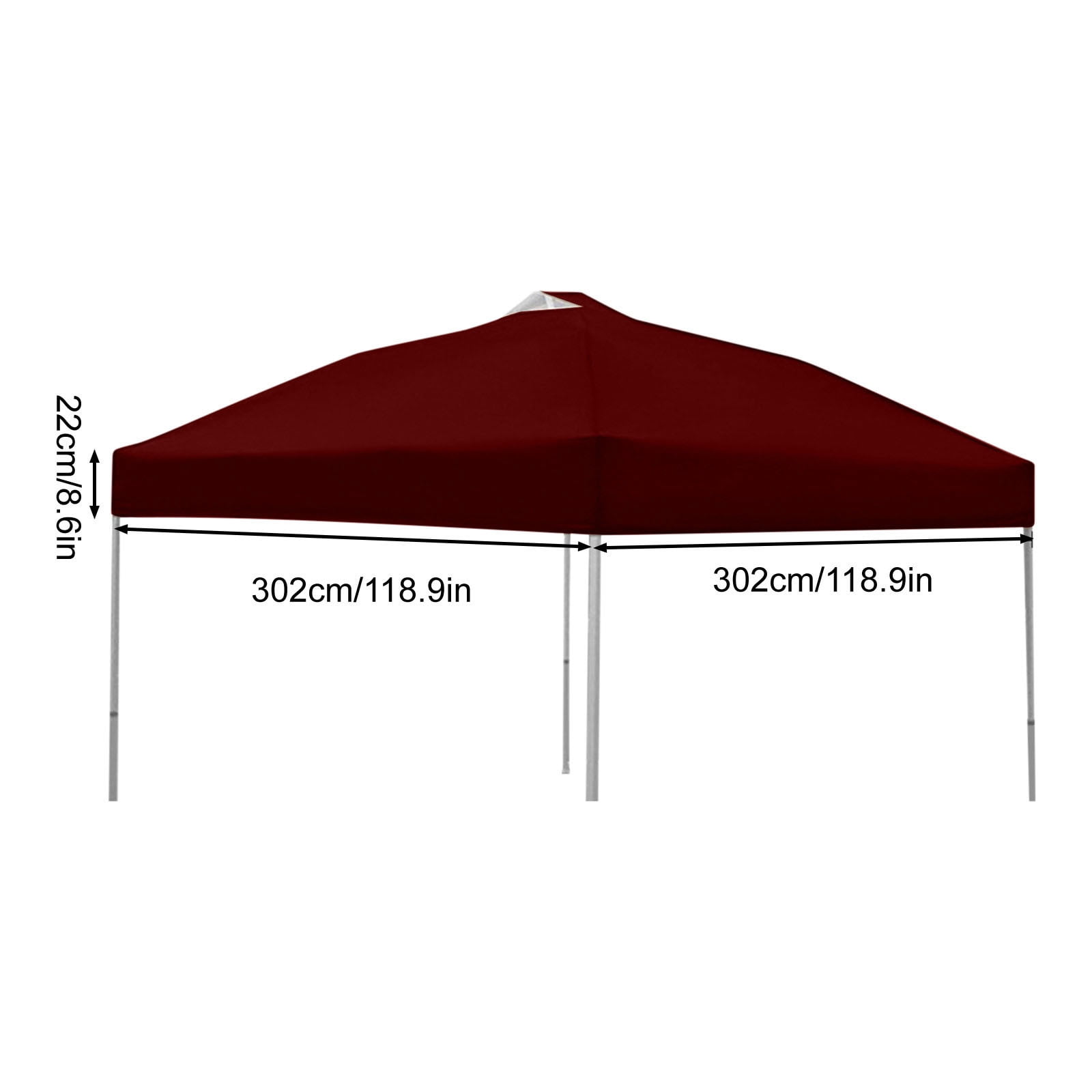 Litrail 10x10 Ft P-op Up Canopy Tent, UPF Sun Protection Waterproof Windproof, Easy Setup Thickened Wear-Resistant Fabric for Camping Backyard Outdoor