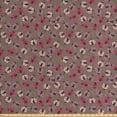 thumbnail image 1 of Ladybug Fabric by the Yard, Vintage Vibrant Love Insects Pinkish Tone with Swirls Mother Nature Beauty Pattern, Decorative Upholstery Fabric for Sofas and Home Accents, Multicolor by Ambesonne, 1 of 4