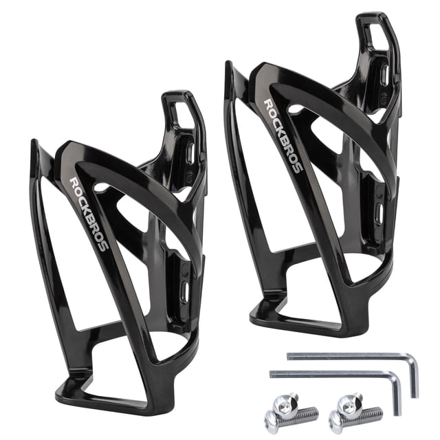 Soporte para botella de agua para bicicleta ROCKBROS ultraligero (paquete de 2)