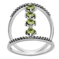 thumbnail image 5 of Natural Peridot 925 Sterling Silver Ring s.8 Jewelry DGR1126_A_8 R-1247, 5 of 7