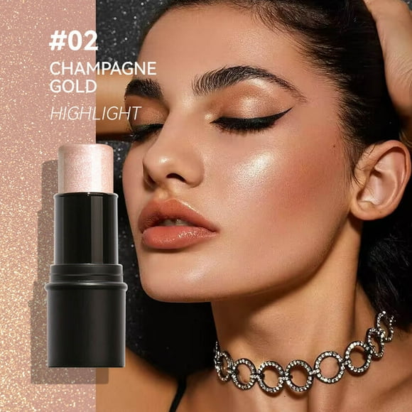 Momobako Stick Highlighter Stick Shaping Facial Non Greasy Long Lasting Effect Makeup Highlighter Suitable For Female Beginners 2rare Eye Gloss Daily Deal Brow Highlighter Highlight Stick Books Face
