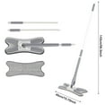 thumbnail image 3 of XKHBDL Microfiber Mop, Easy Squeeze and Spin Mop, Easy Squeeze Mop, lt is-Suitable forCleaning of Kitchen-Hardwood-Floors, Marble, Tiles, Laminate-Floors, Includes 2 Replacement mop-Pads ﻿, 3 of 9