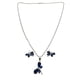 thumbnail image 2 of COLLAR DE LIBELULA AZUL DE PLATA Y ARETES, 2 of 4