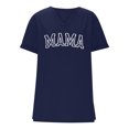 thumbnail image 5 of BVOFAR Mama Tops for Women V Neck Short Sleeve Shirts Mother's Day Gifts T-Shirts Casual Letter Print Tees 2025, 5 of 5