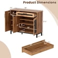 thumbnail image 3 of Gymax 48'' Sideboard Buffet Cabinet w/Drawer & Removable Shelves for Kitchen Entryway, 3 of 10