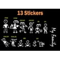 thumbnail image 2 of 13 Stick Figure My Family Car Stickers (Style#2) with Pet Dog Cat Family Car Decal Sticker for Windows Bumper, 2 of 7