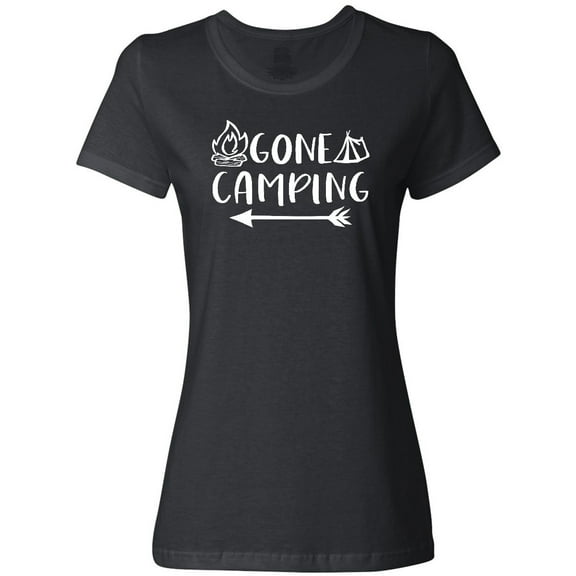 Inktastic Gone Camping Women's T-Shirt
