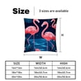 thumbnail image 5 of Flamingo Luxurious Velvet Decorative Throw Pillow Covers - Set of 2, Unique Patterns, 16x16, 18x18, 20x20 Inches for Home Decor & Gifts, 5 of 6
