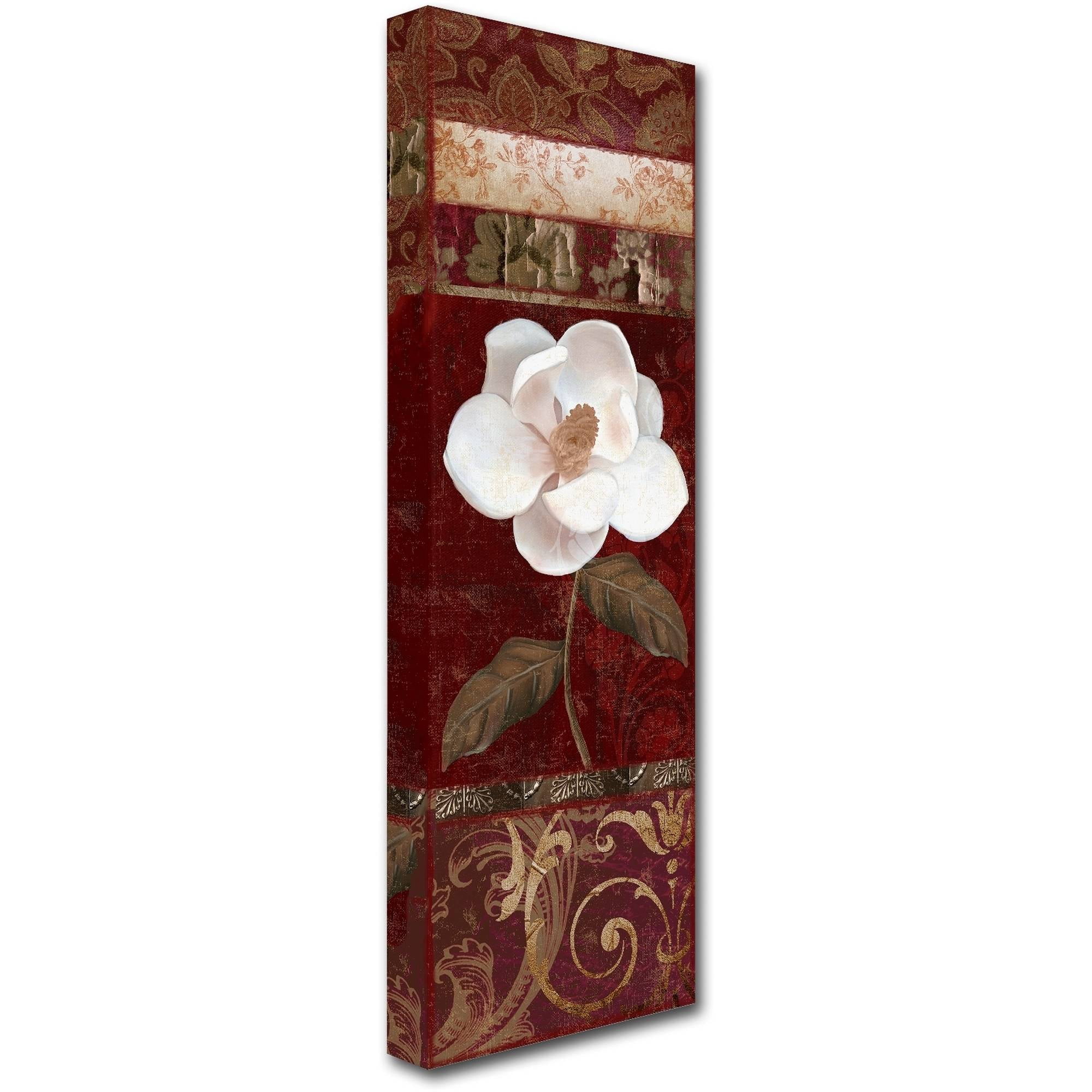 Trademark Fine Art "Flores Blancas I" Canvas Art by Color Bakery