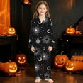 thumbnail image 2 of JAJAHO Halloween Girls Pajama Set Long Sleeve Shirt Long Pants Pajamas Kids Cute Pattern Pj Sets Sleepwear For 3-14Y, 2 of 4