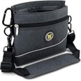 thumbnail image 1 of Viklluyr Bolsa De Golosinas Para Perros Con Cierre Magnético 2 Bolsillos Con Cremallera Bolsa De Comida Para Perros Con Bolsillo Interior Extraíble Correa Acolchada Para El Hombro Bolsa De Comida Perf, 1 of 5