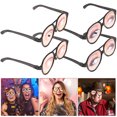 thumbnail image 3 of KAKOWELY 4 gafas divertidas, novedosas, para fiesta, accesorios para fotos, trucos y recuerdos de fiesta., 3 of 5