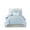 Blue, variant on Gracie Mills Grady Elegance Defined Cotton Jacquard Comforter Set with Euro Shams and Throw Pillows - GRACE-9445