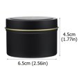 thumbnail image 2 of 10pcs Candle Jars Travel Tins Candle Storage Container for Candle Making, 2 of 6