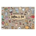 thumbnail image 5 of Coffee Farmhouse Tea Placemats 12x18 Inches Set Of 4 Durable Placemats for Indoor Kitchen Dining Simple Fashion Table Placemats, 5 of 7