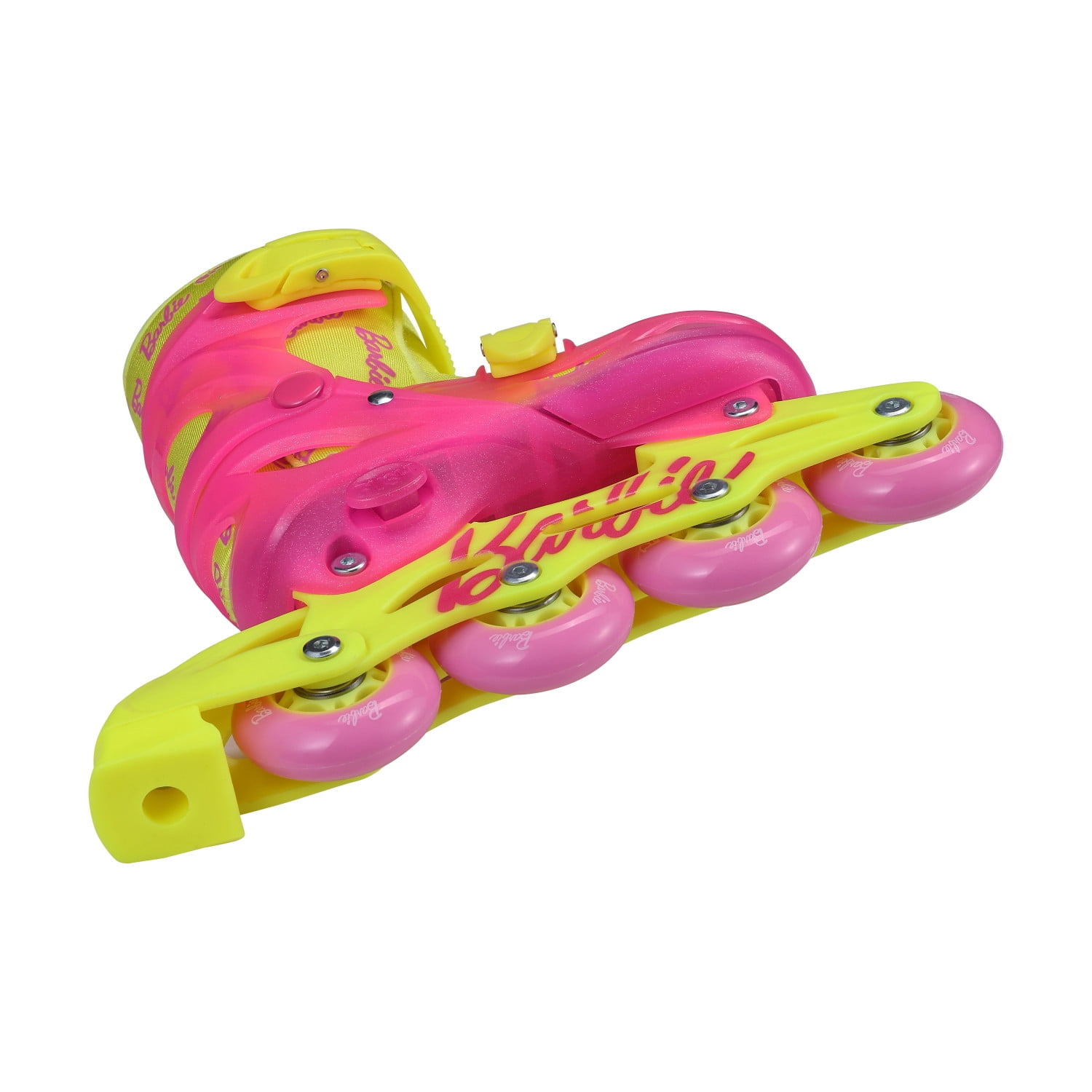 Barbie 2-in-1 roller n Inline skates- Pink Size 12-2