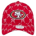 thumbnail image 2 of Women's New Era  Scarlet San Francisco 49ers Ribbon 9TWENTY Adjustable Hat, 2 of 5