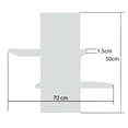 thumbnail image 5 of Repisa Minimalista Gato Decoración Recámara Infantil Mdf Cafe, 5 of 5