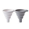 thumbnail image 1 of Embudos para uso en cocina, juego de 4, embudos plegables de silicona para llenado de botellas, embudo de grado alimenticio para transferencia de polvo líquido, utensilios de cocina plegable, 1 of 5