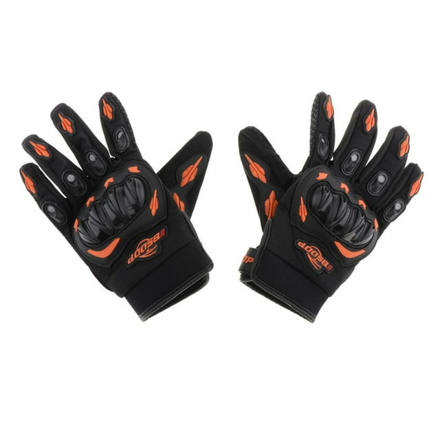 S SERENABLE Gants de Moto Imperméables Qualité Hivernale, Orange, Orange m