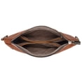 thumbnail image 6 of Montana West Crossbody Bag for Women with Dual Zipper Pockets, Brown, 6 of 7