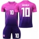 thumbnail image 1 of 2024 Copa de Europa Alemania Camiseta de fútbol visitante No. 10 Musiala 13 Muller Jersey Uniforme de equipo para adultos para niños VeranoNo.10 Mucía La, 1 of 1