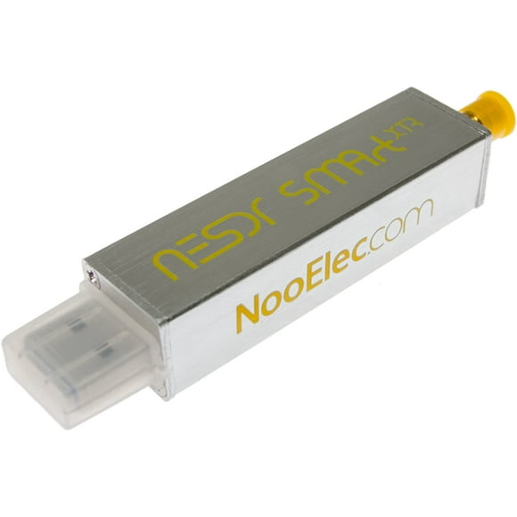 NooElec NESDR Smart XTR SDR - Premium RTL-SDR avec Gamme de Réglage Étendue, Boîtier en Aluminium, 0.5PPM TCXO, Entrée SMA